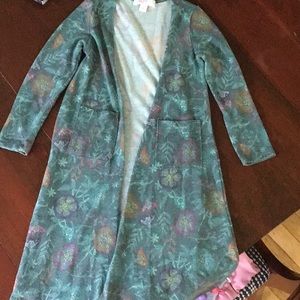Little girls long cardigan